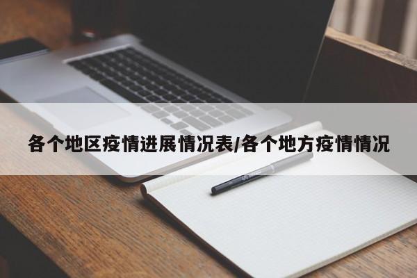 各个地区疫情进展情况表/各个地方疫情情况